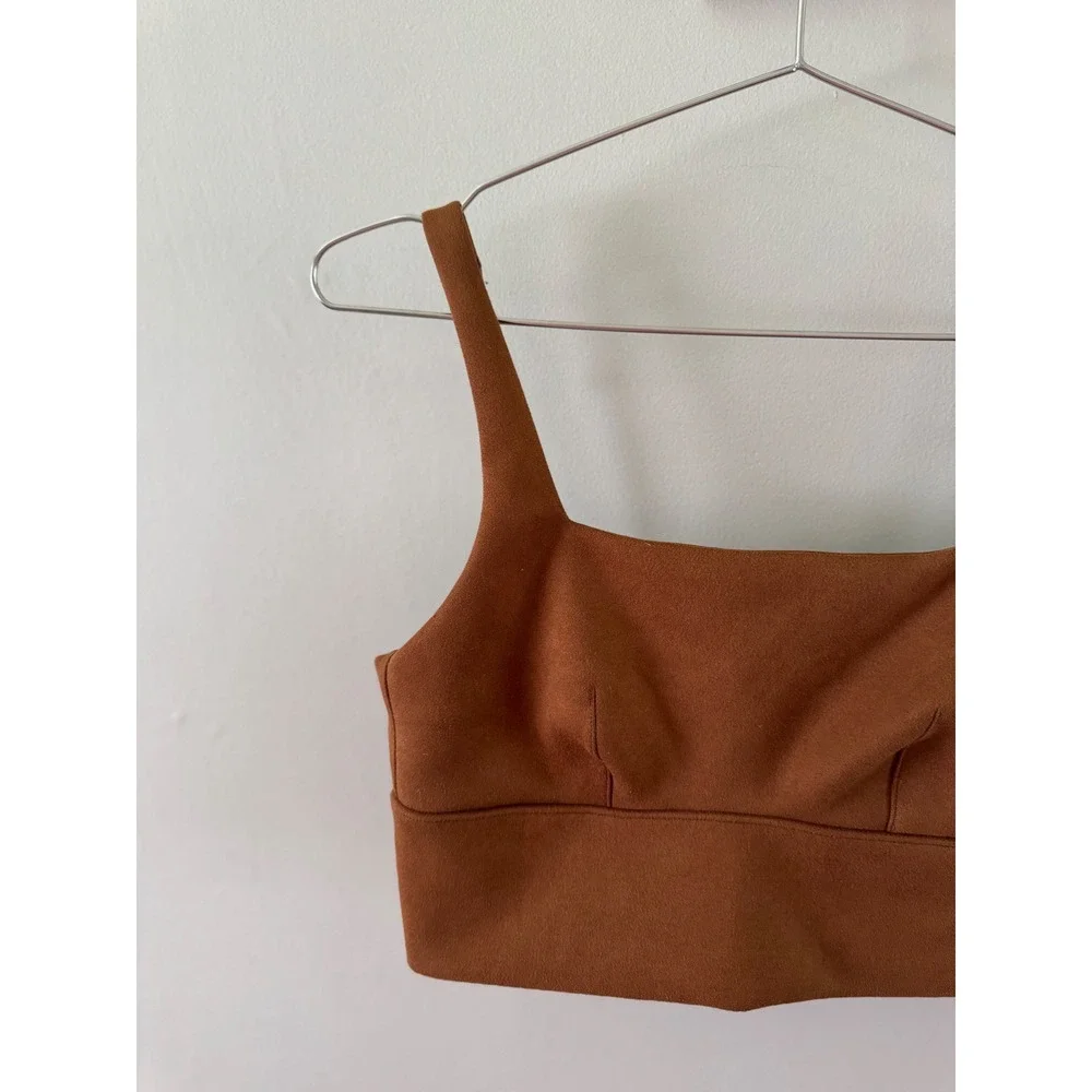 SPANX faux suede bra